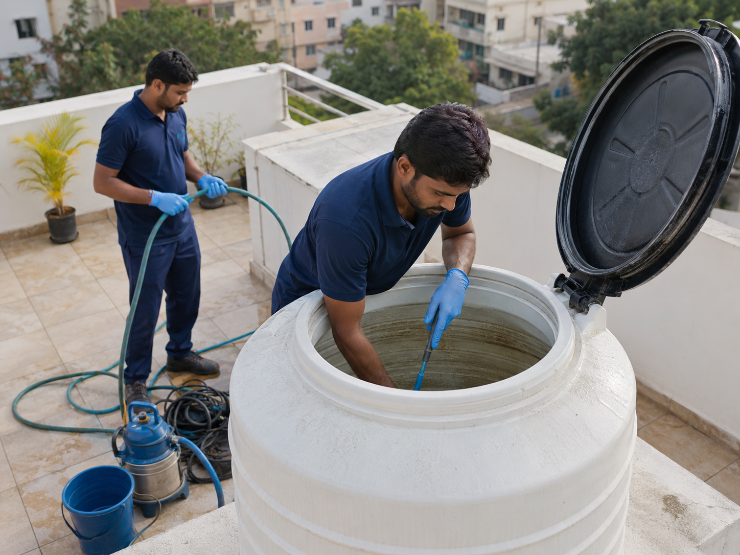 Water Tank Cleaning
