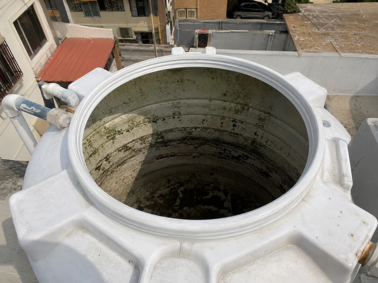 Overhead Water Tank Cleaning